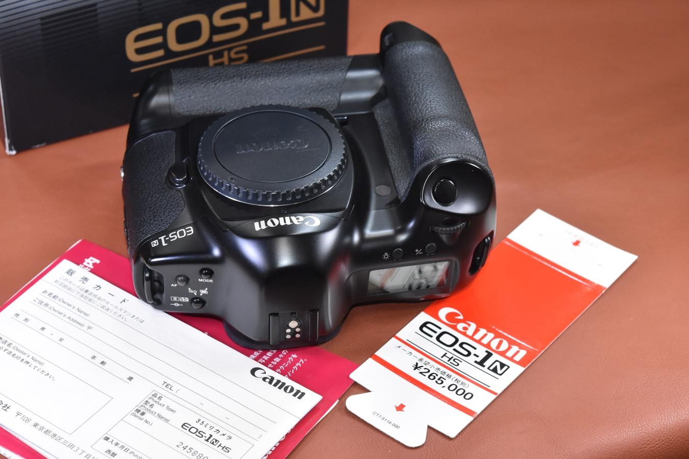 【コレクション向け】Canon EOS-1NHS  元箱付一式【キレイな物をお探しの方必見!!自信ありの逸品!!】