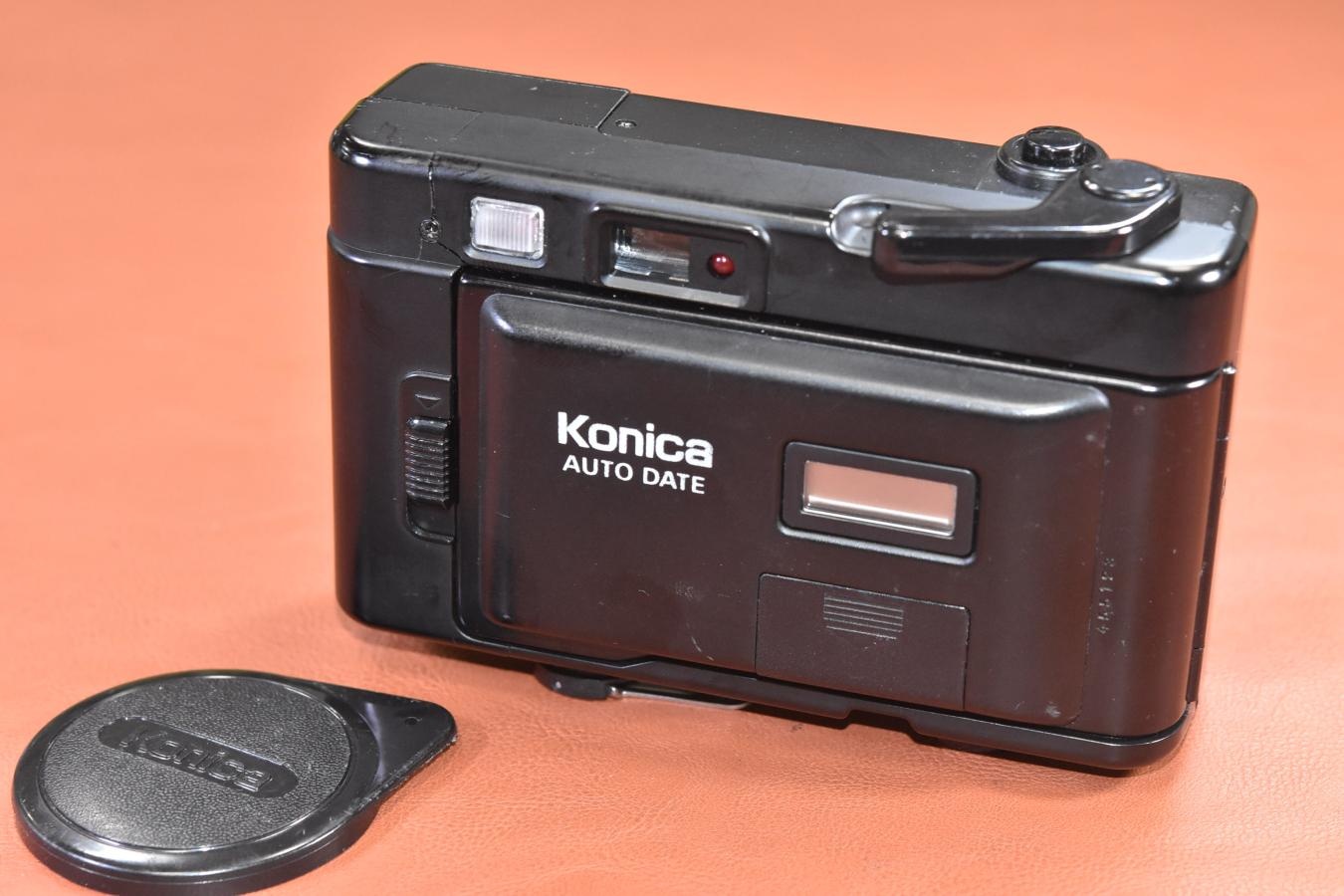 Konica EFJ AUTO DATE Black モルト交換済 【KONICA HEXANON 36/4 レンズ搭載】