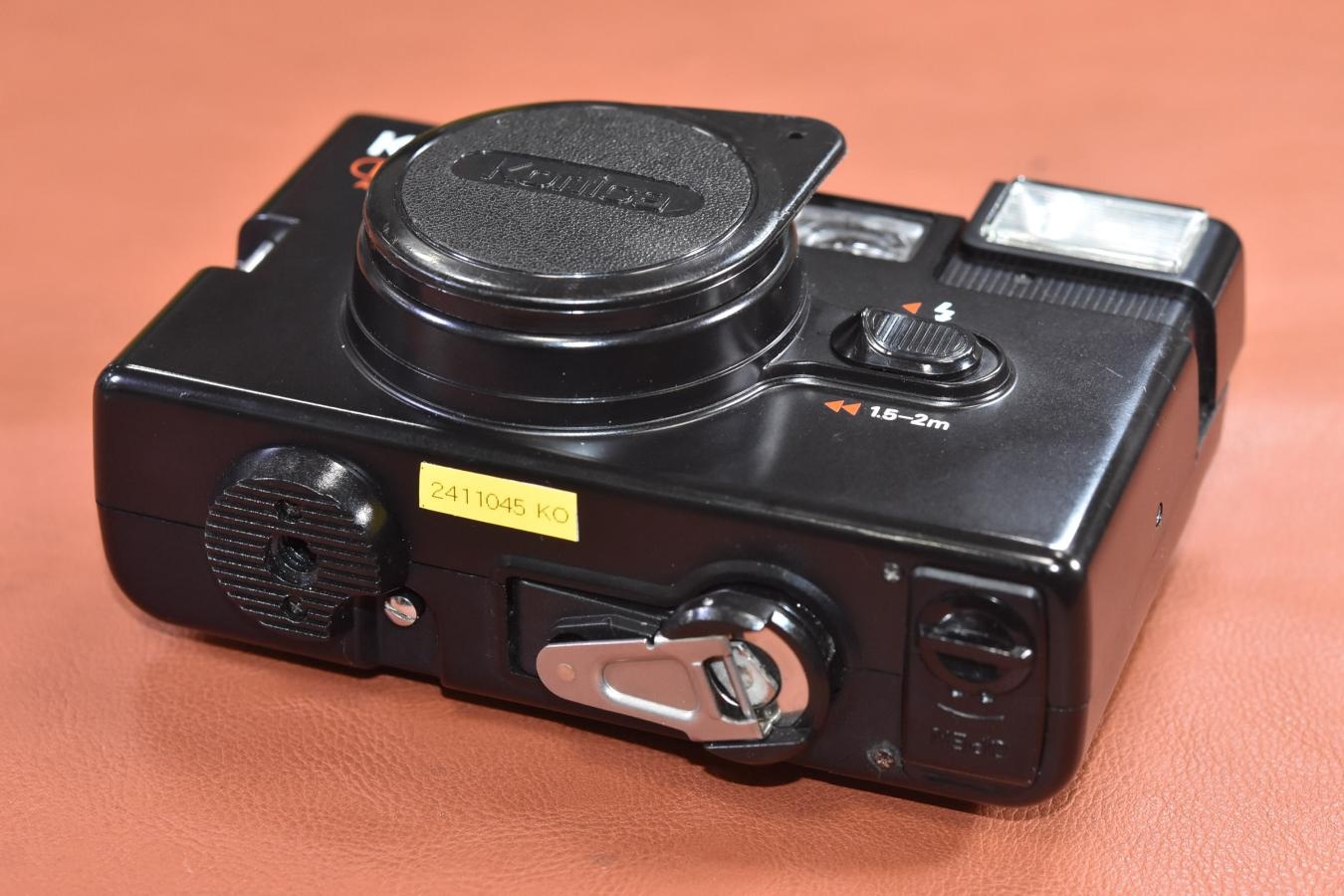 Konica EFJ AUTO DATE Black モルト交換済 【KONICA HEXANON 36/4 レンズ搭載】