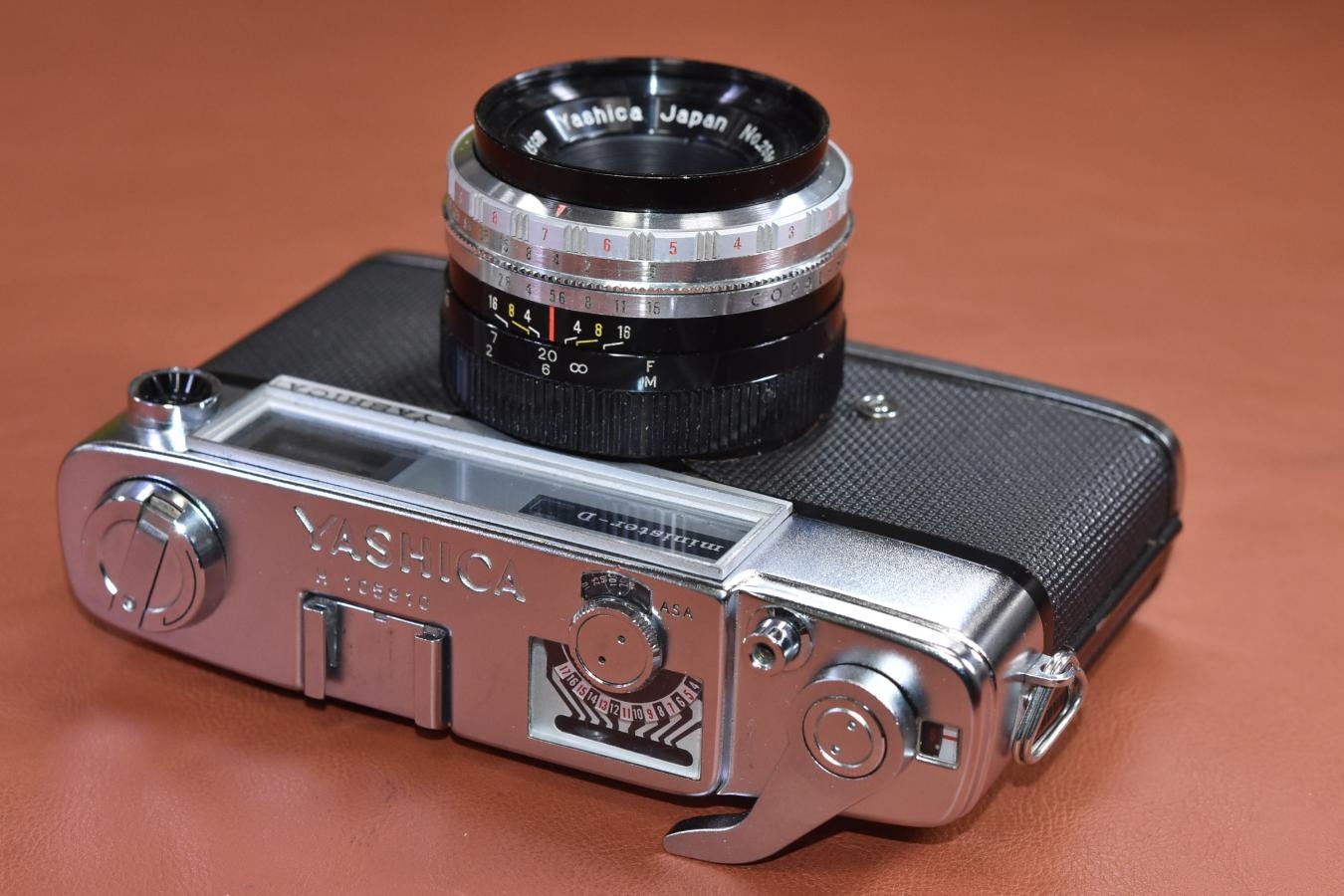 YASHICA minister-D モルト交換済【YASHINON 4.5cm F2.8 レンズ搭載】