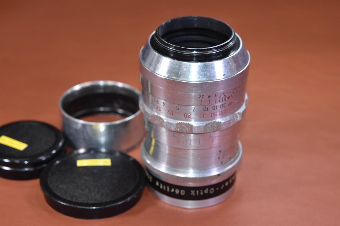 【希 少】Meyer-Oprik Gorlitz Trioplan 100mm F2.8 Silver 【M42マウントレンズ】※バブルボケで有名なオールドレンズ