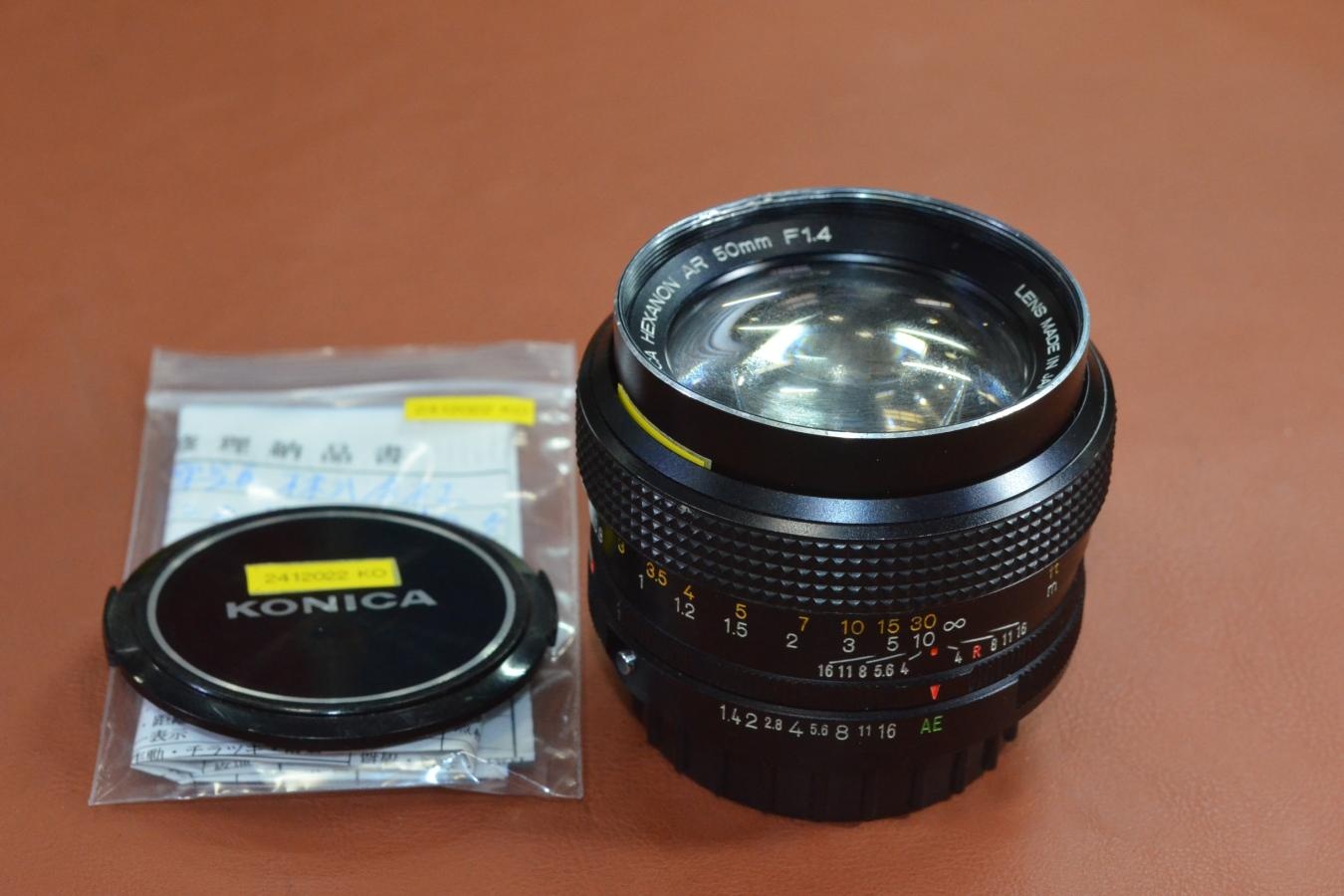 【B級特価品】 KONICA HEXANON AR 50mm F1.4 【整備済】
