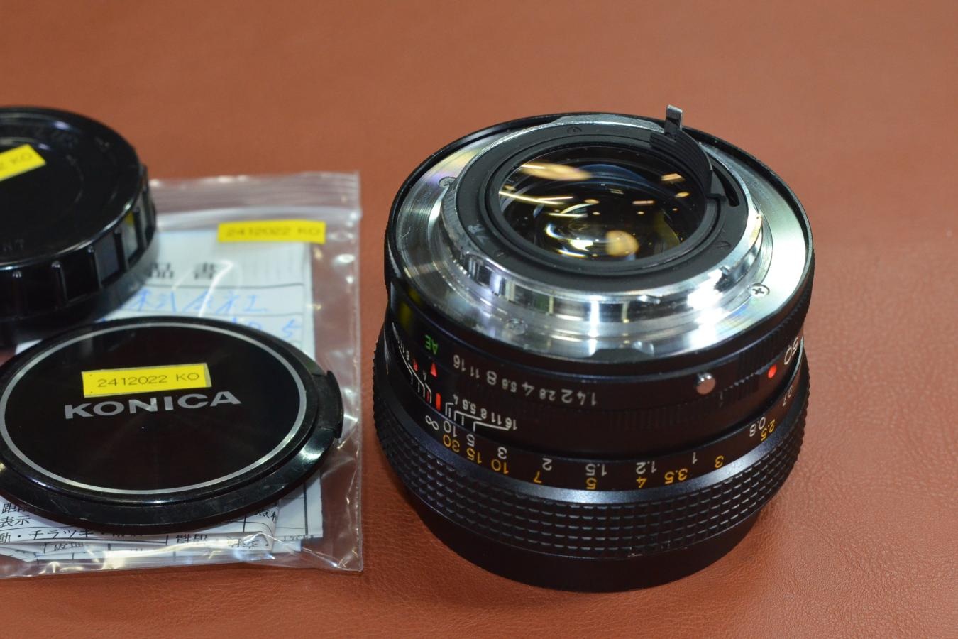 【B級特価品】 KONICA HEXANON AR 50mm F1.4 【整備済】
