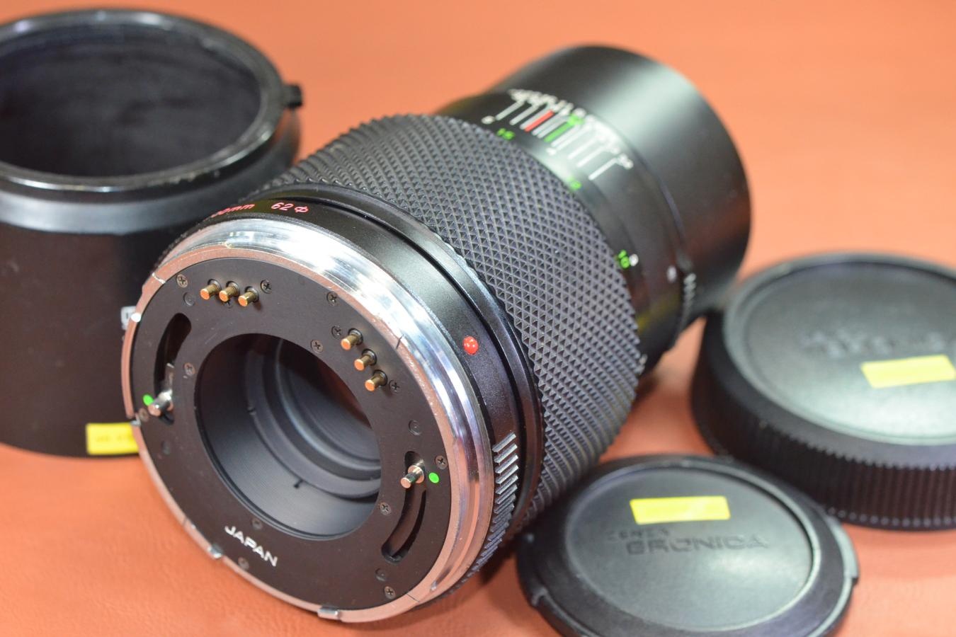 ZENZA BRONICA ZENZANON MC 200mm F4.5 純正フード付 【BRONICA ETRシリーズ用】