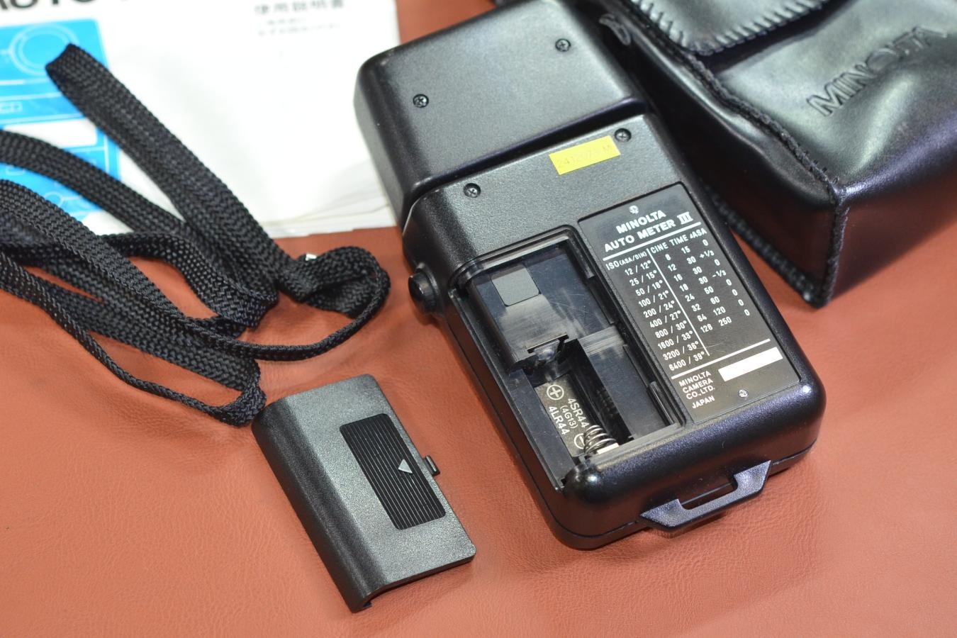 MINOLTA AUTO METER III 【純正ケース、ストラップ、取説付】