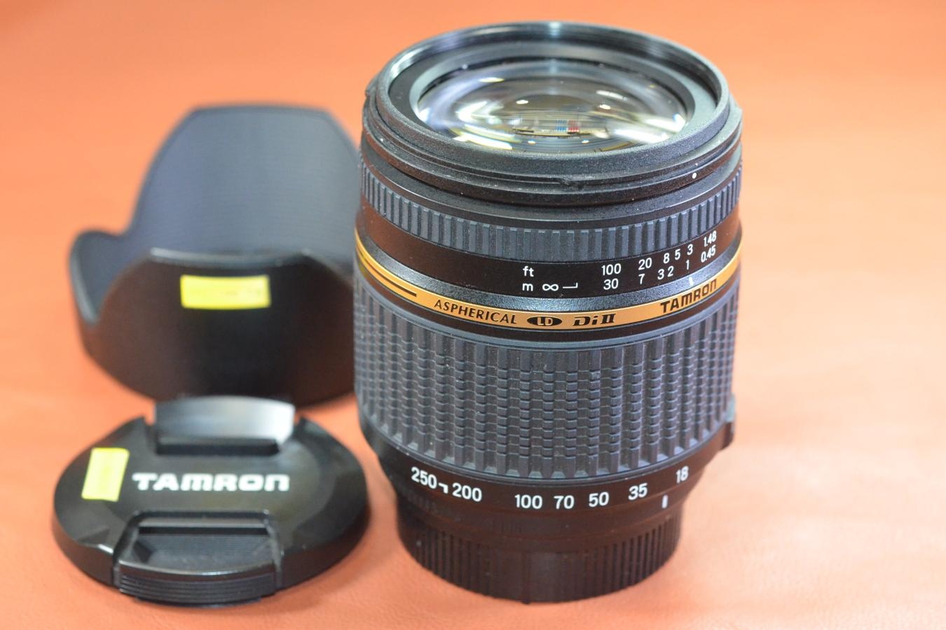 TAMRON AF 18-250mm F3.5-6.3 LD DiII ASPHERICAL 純正フード付【Model:A18 Nikon用】※キレイな物をお探しの方必見!!自信ありの逸品!!