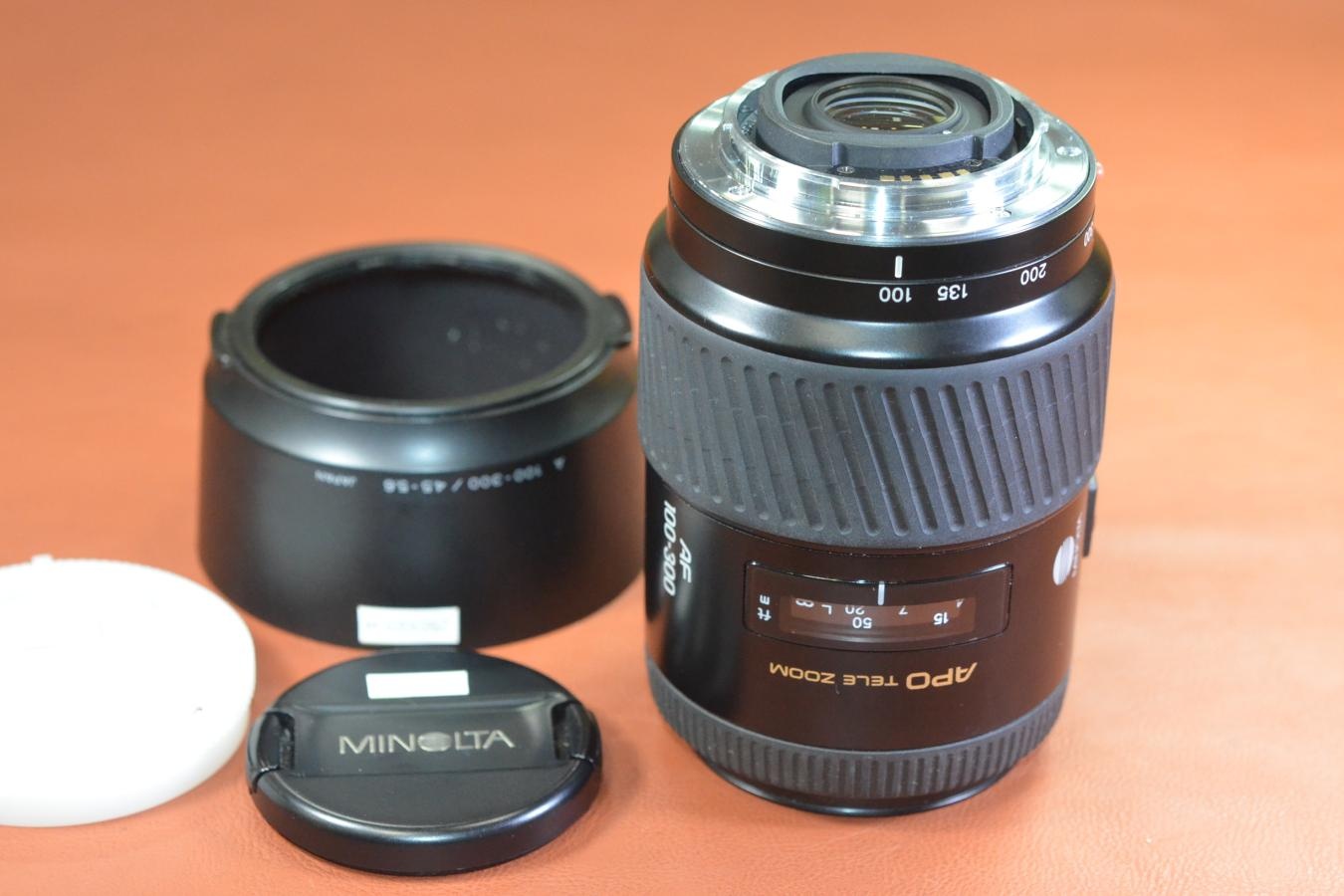 【B級特価品】 MINOLTA AF APOTELE 100-300mm F4.5-5.6 【純正フード付】