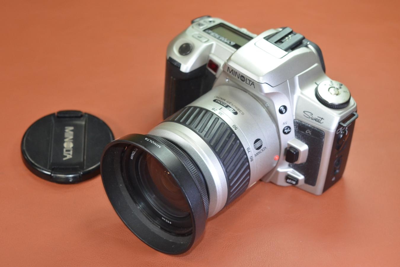 【B級特価品】MINOLTA αSweet Silver AF 28-80/3.3-5.6 Silver付 【純正フード付】