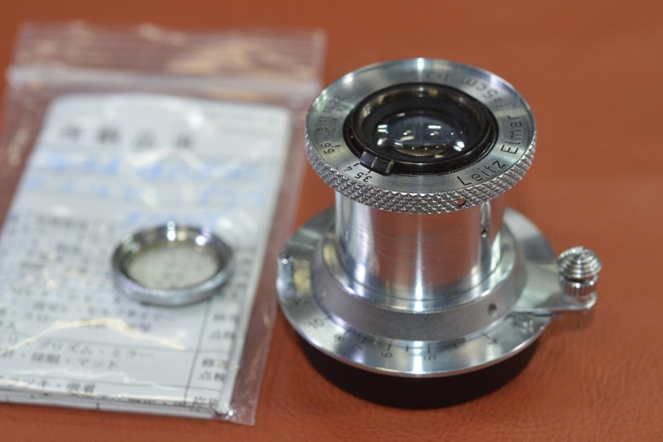 LEICA Elmar 5cm F3.5 沈胴feet表記 整備済 フィルター付 【99万台1952年製 LEICA Lマウントレンズ】