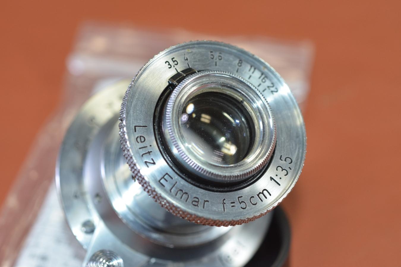 LEICA Elmar 5cm F3.5 沈胴feet表記 整備済 フィルター付 【99万台1952年製 LEICA Lマウントレンズ】