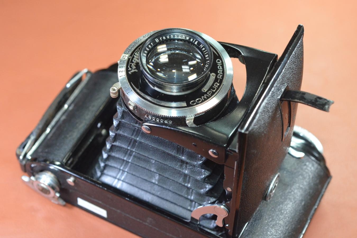 【希 少】Voigtlander SUPER BESSA 【Heliar 10.5cm F3.5 レンズ搭載】