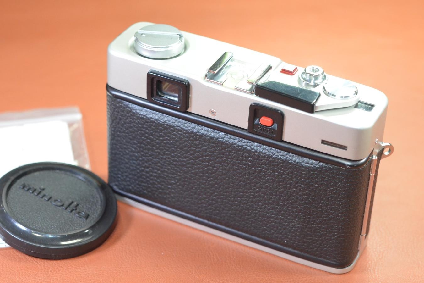 minolta HI-MATIC F Silver 整備済【MINOLTA ROKKOR 38/2.7レンズ搭載】