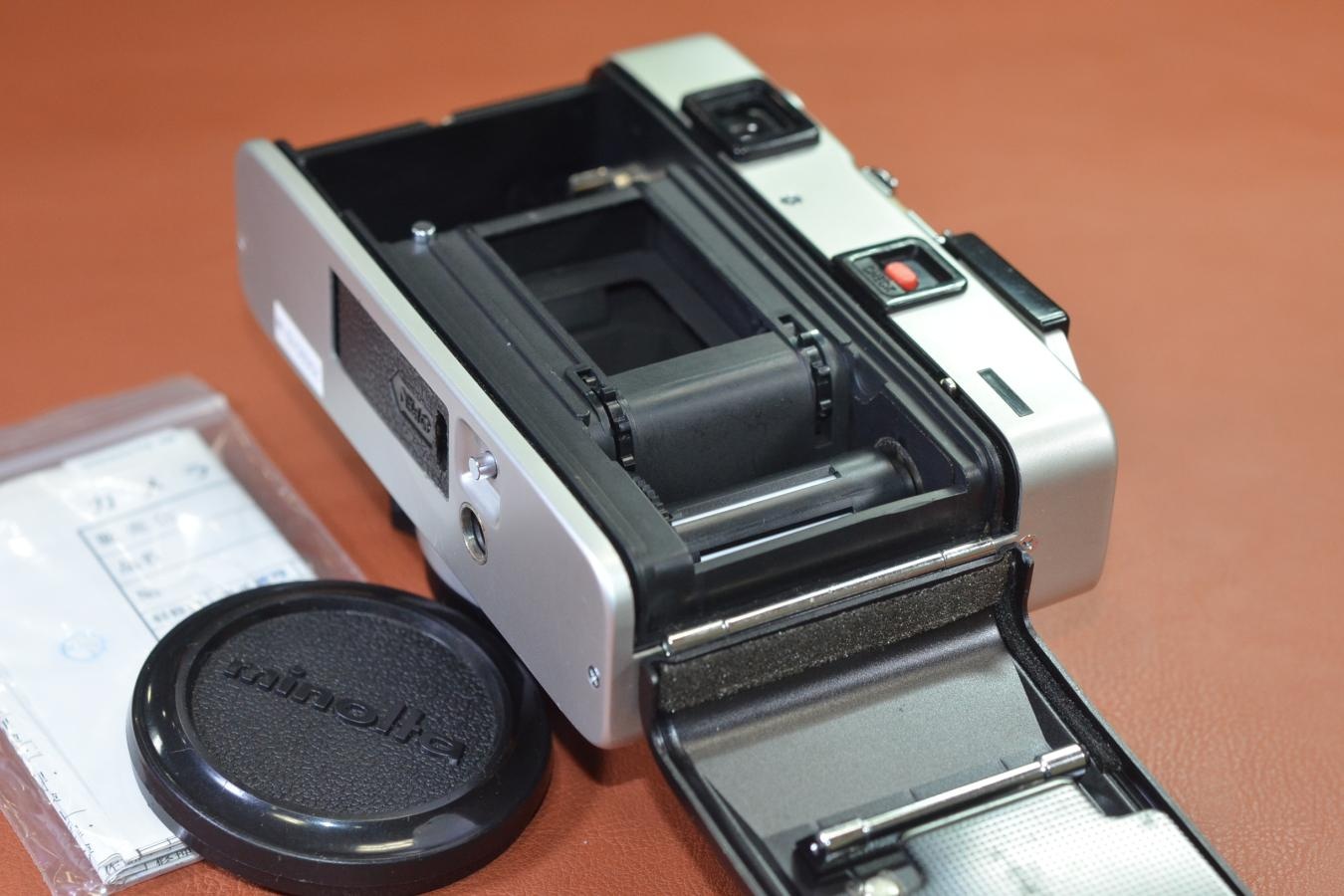 minolta HI-MATIC F Silver 整備済【MINOLTA ROKKOR 38/2.7レンズ搭載】