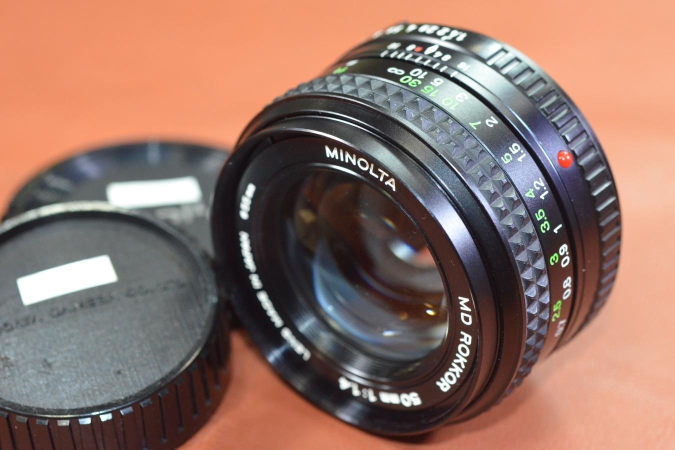 MINOLTA MD ROKKOR 50mm F1.4【カメラ女子に絶大な人気のオールドレンズ】