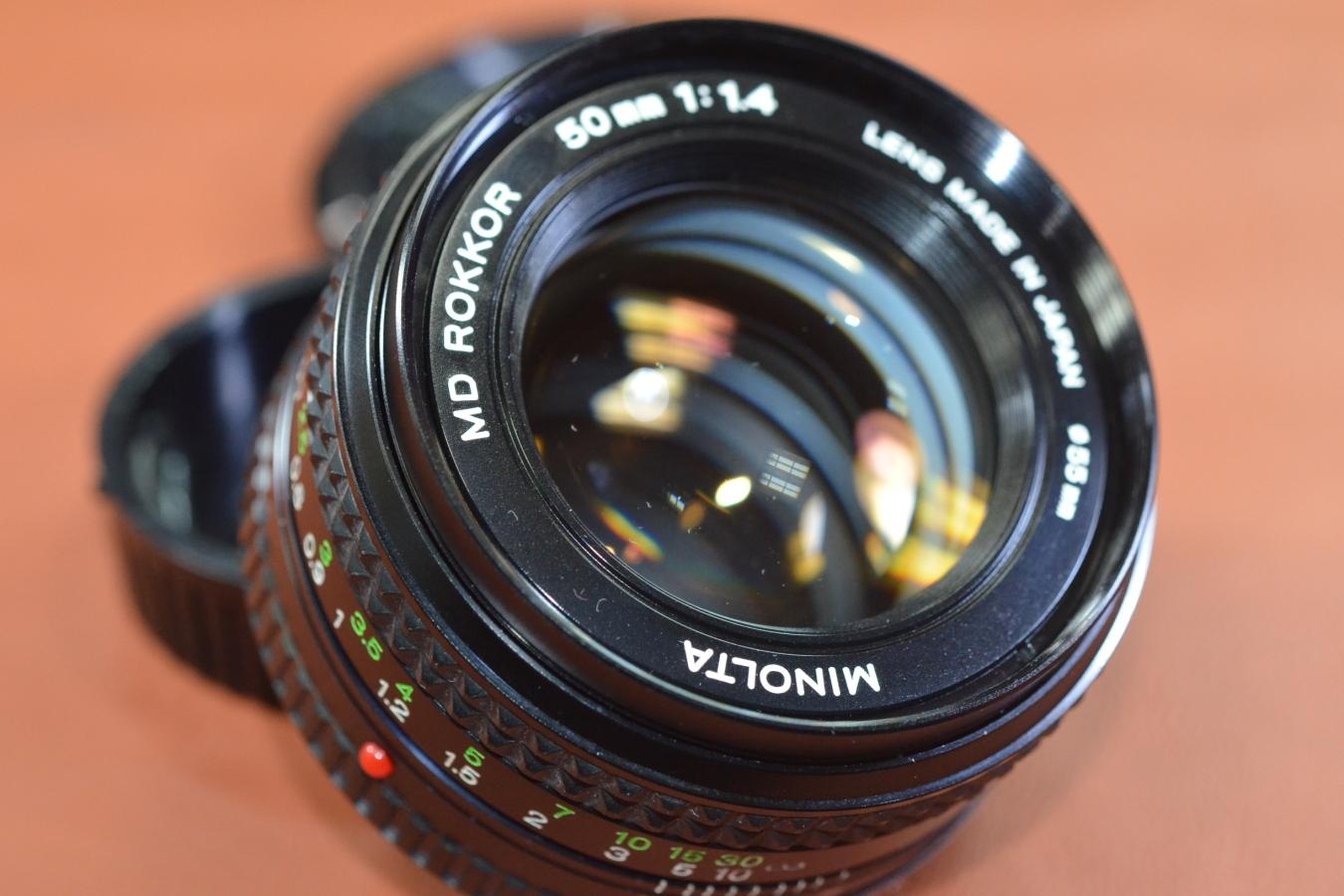 MINOLTA MD ROKKOR 50mm F1.4【カメラ女子に絶大な人気のオールドレンズ】