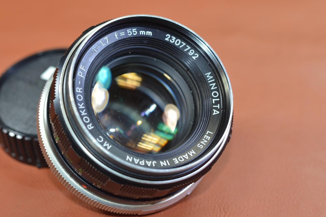 MINOLTA MC ROKKOR-PF 55mm F1.7【カメラ女子に絶大な人気のオールドレンズ】