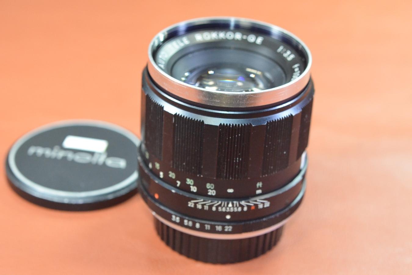 MINOLTA  AUTO TELE ROKKOR-QE 100mm F3.5
