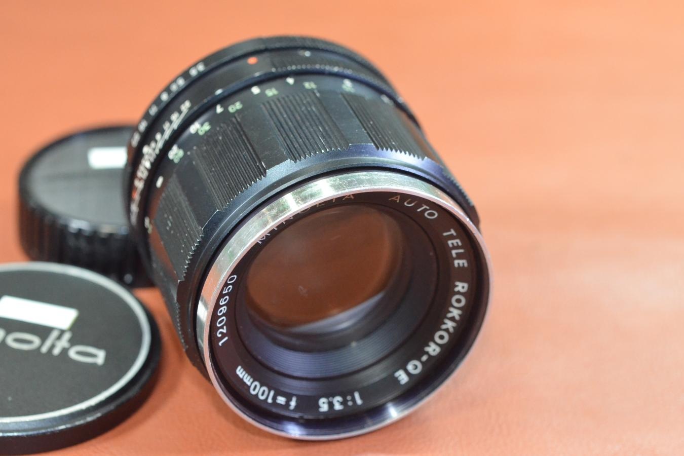 MINOLTA  AUTO TELE ROKKOR-QE 100mm F3.5
