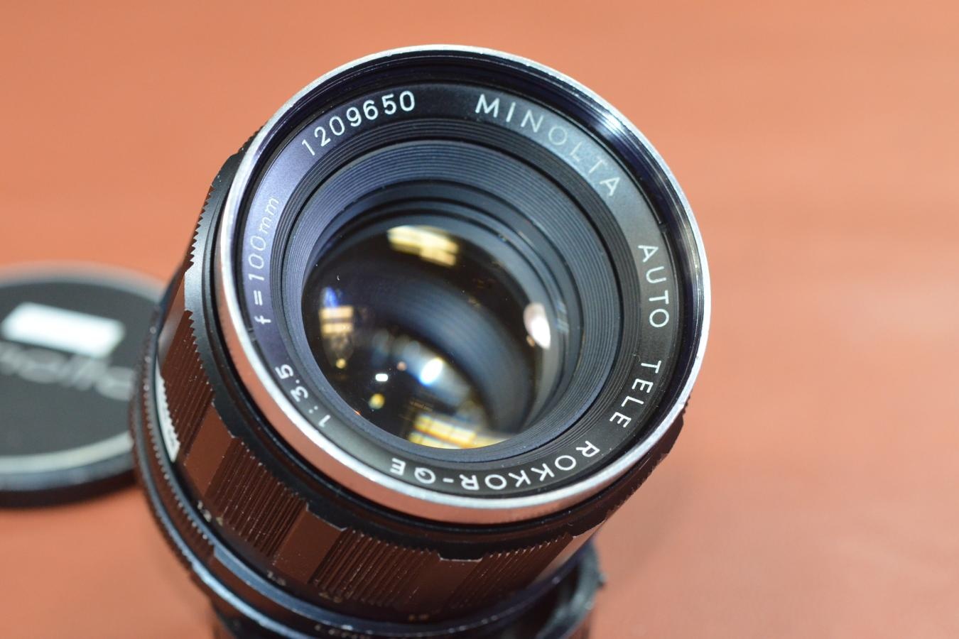 MINOLTA  AUTO TELE ROKKOR-QE 100mm F3.5