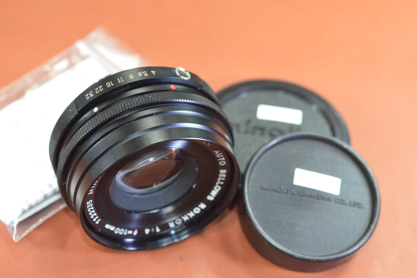 MINOLTA AUTO BELLOWS ROKKOR 100mm F4 【整備済】