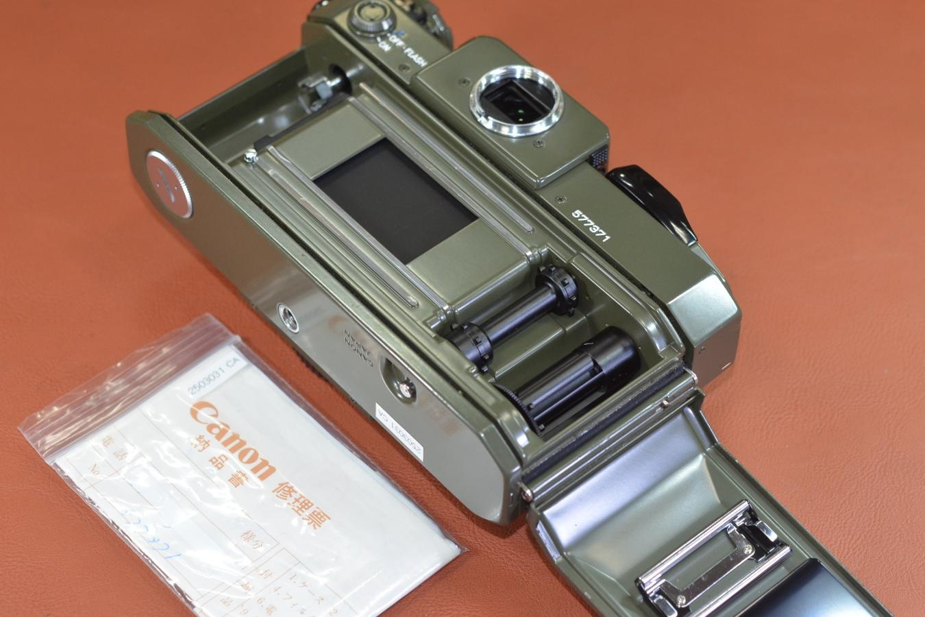 【コレクション向け】Canon F-1 OLIVE DRAB 整備済【限定3000台】