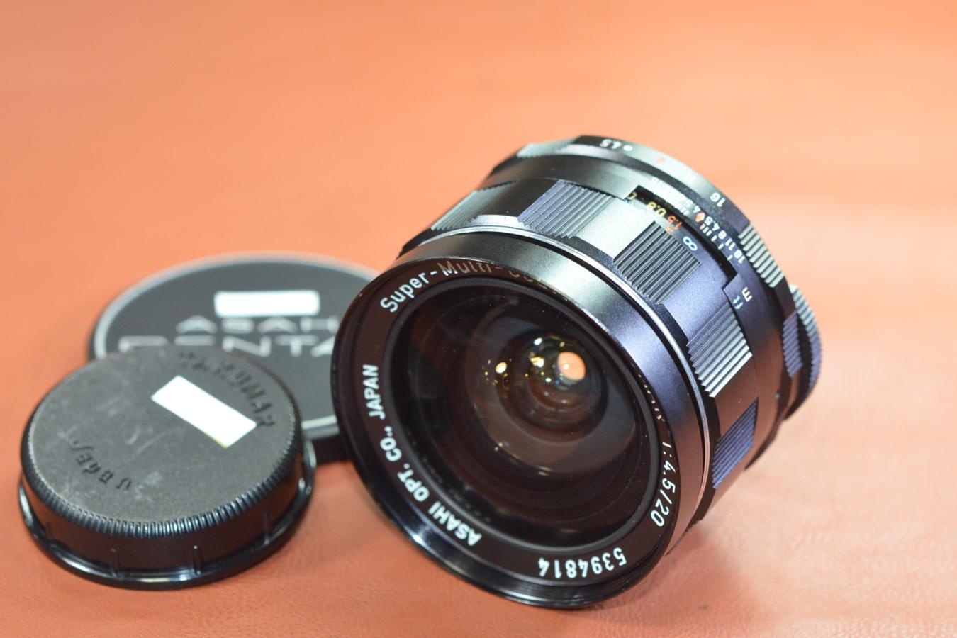 Super-Multi-Coated TAKUMAR 20mm F4.5 【M42マウントレンズ】