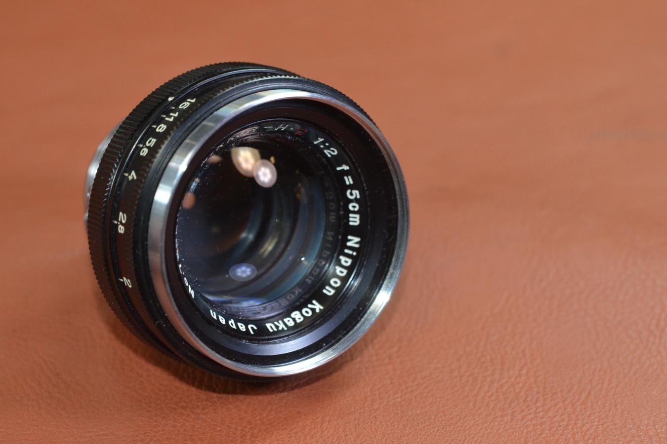 【B級特価品】 Nippon Kogaku NIKKOR-H 5cm F2 【Nikon Sマウントレンズ】