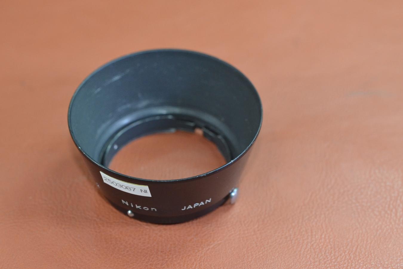 Nikon NIKKOR 5cm F2 METAL HOOD US.PAT J.PAT PEND 刻印【Nikon Sマウント 50/2用】