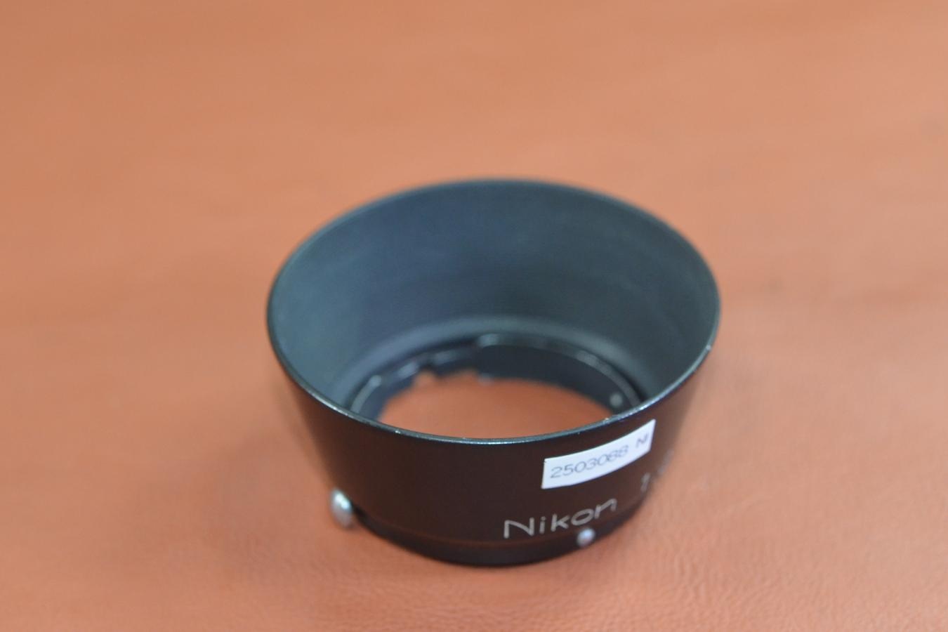 Nikon NIKKOR 5cm F2 METAL HOOD Nikon 1:2 刻印【Nikon Sマウント 50/2用】