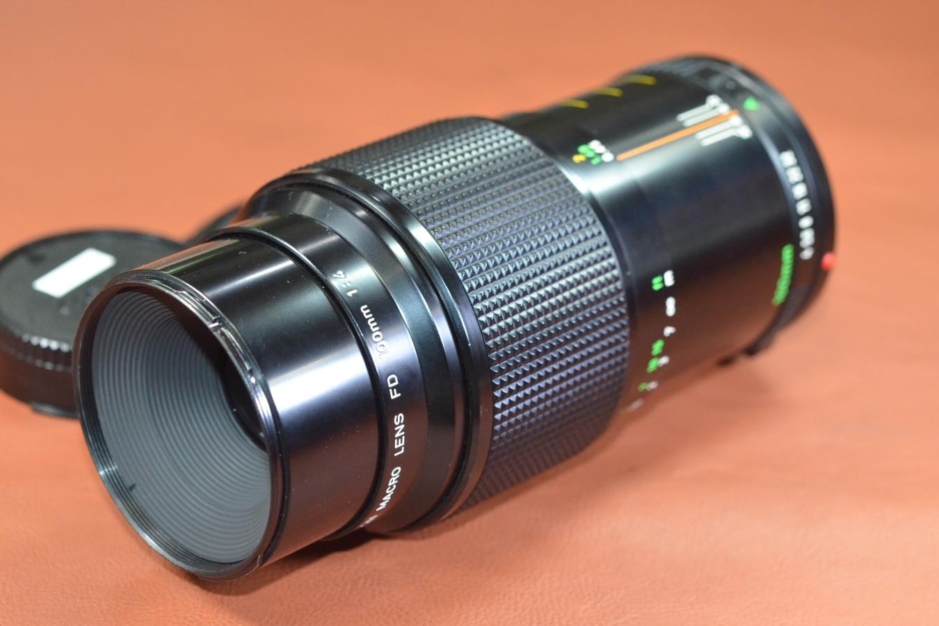 Canon NEW FD 100mm F4 MACRO 