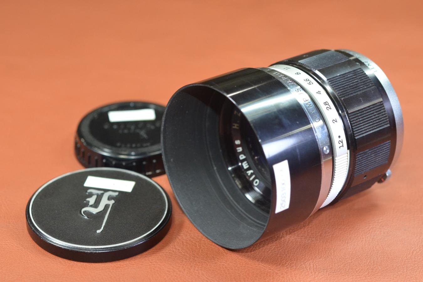 【希 少】Olympus H.Zuiko Auto-S 42mm F1.2 純正メタルフード付【OLYMPUS PEN-F、FT用TTL Noレンズ】※キレイな物をお探しの方必見!!自信ありの逸品!!