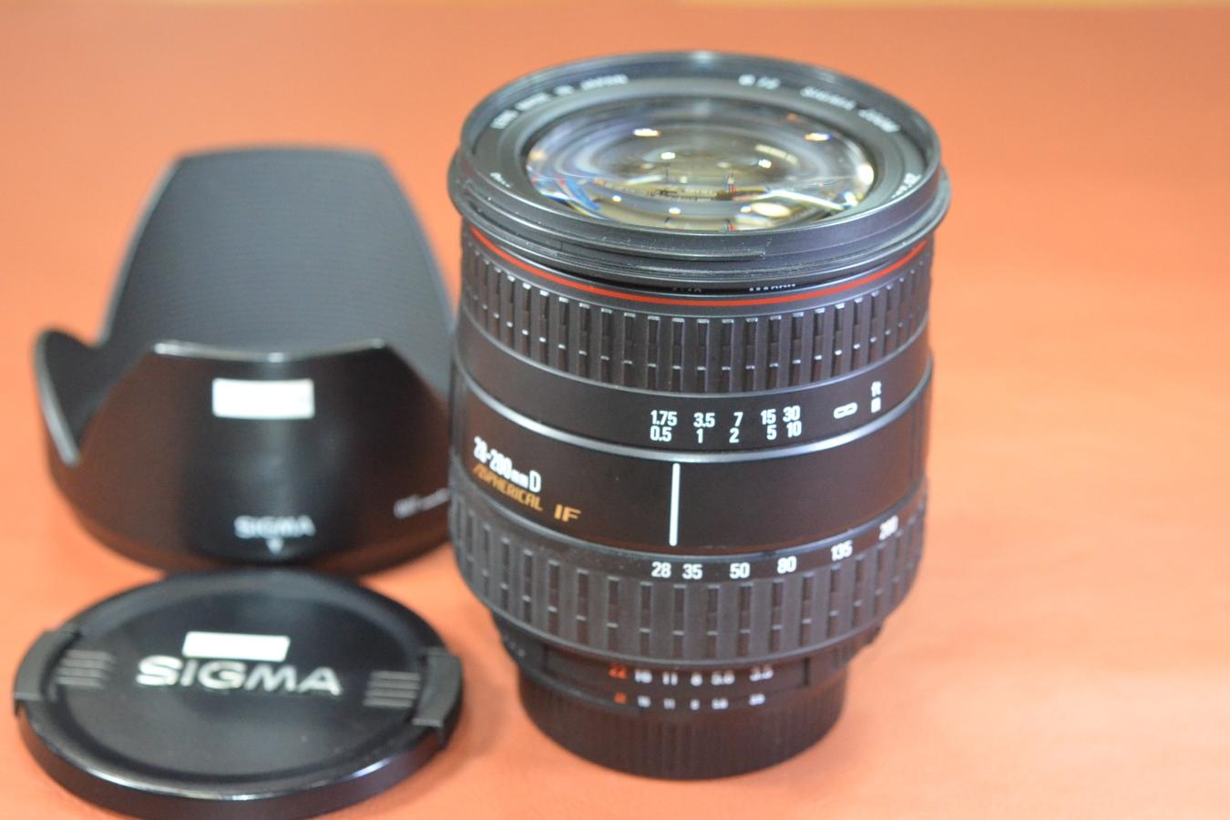 SIGMA 28-200mm F3.5-5.6 DL HYPERZOOM MACRO 純正フード付 【Nikon用】