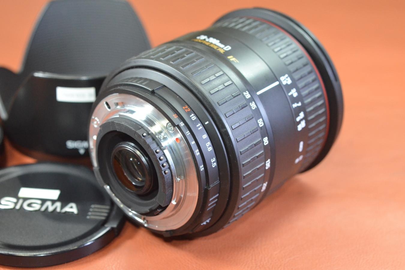 SIGMA 28-200mm F3.5-5.6 DL HYPERZOOM MACRO 純正フード付 【Nikon用】