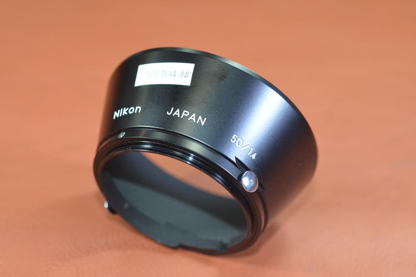 Nikon 50/1.4 METAL HOOD 復刻版【Nikon Sマウント 50/1.4用】※キレイな物をお探しの方必見!!自信ありの逸品!!