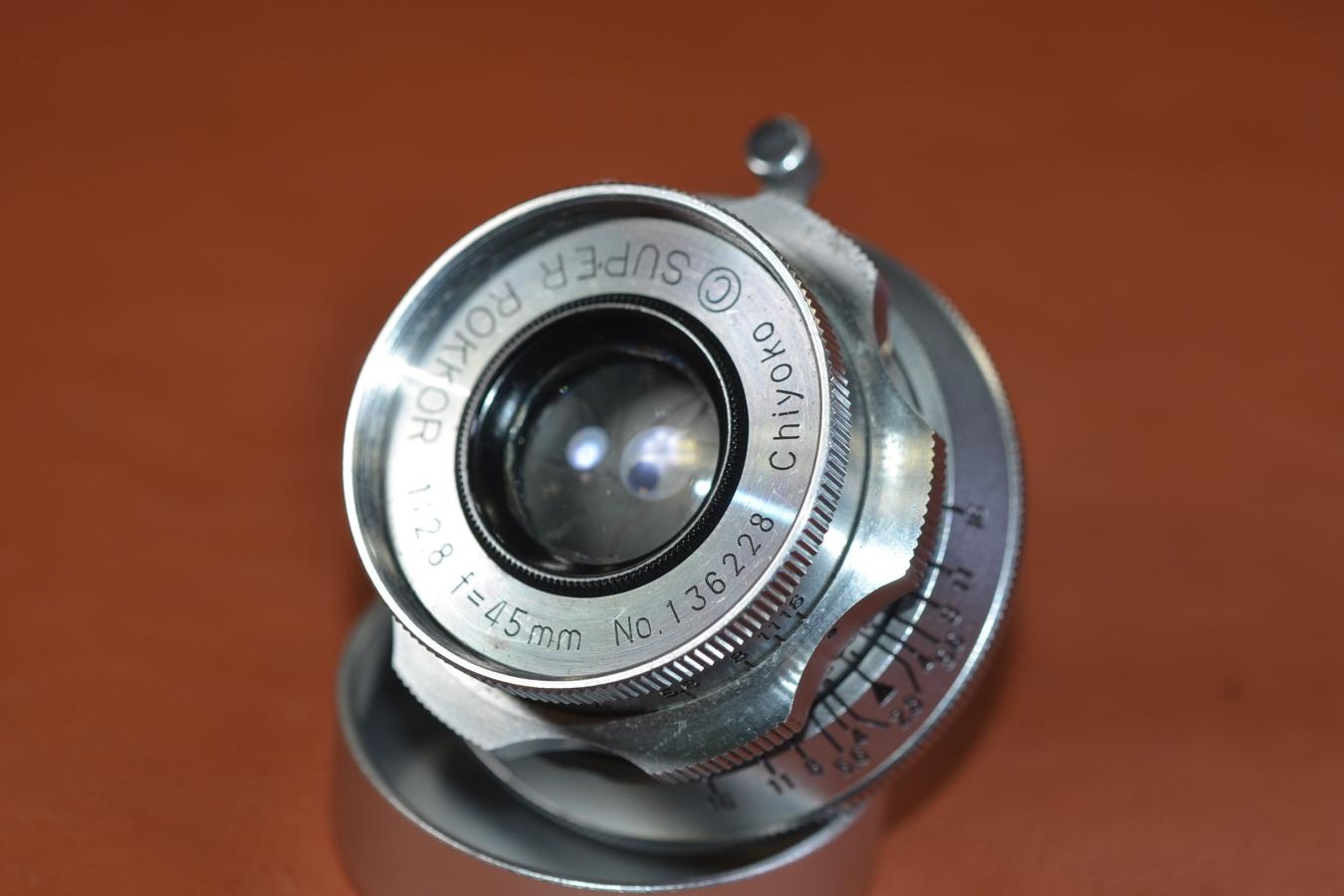 Minolta SUPER ROKKOR 45mm F2.8 【LEICA Lマウントレンズ】