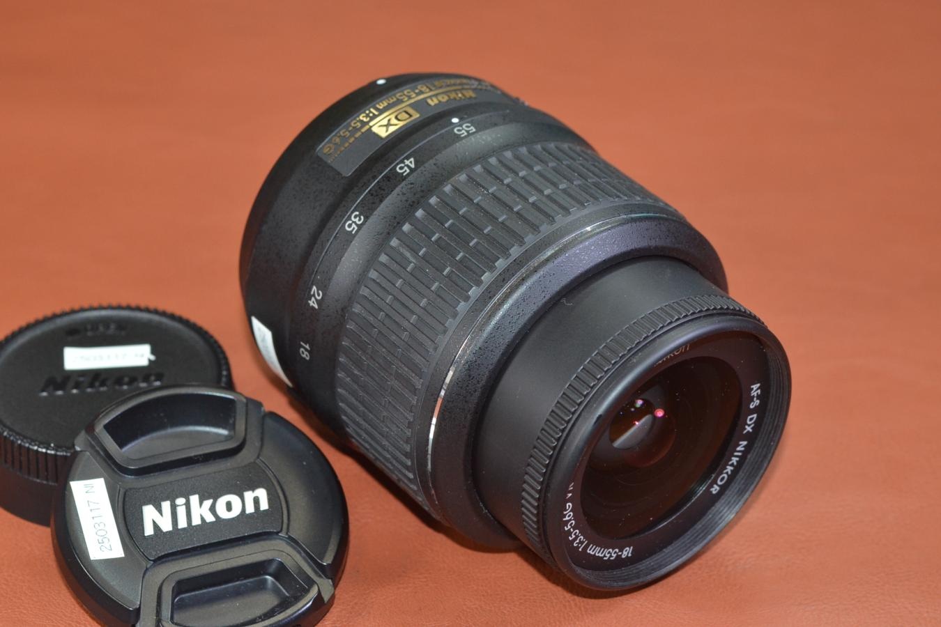 AF-S DX NIKKOR 18-55mm F3.5-5.6G VR 【キレイな物をお探しの方必見!!自信ありの逸品!!】