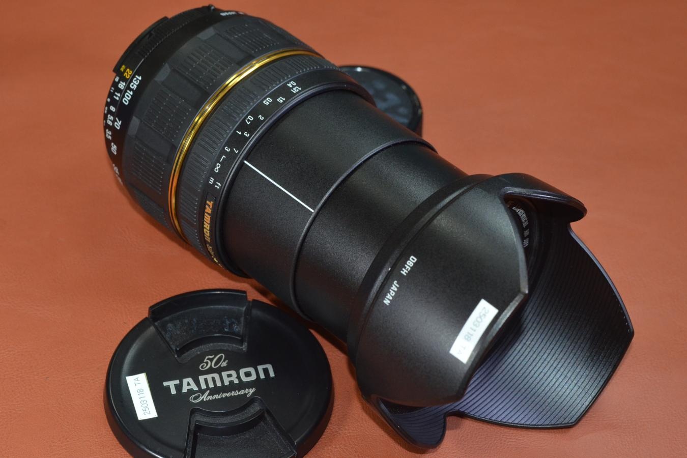 TAMRON SP 24-135mm F3.5-5.6 MACRO AD ASPHERICAL 純正フード付 【Model:190D Nikon用】