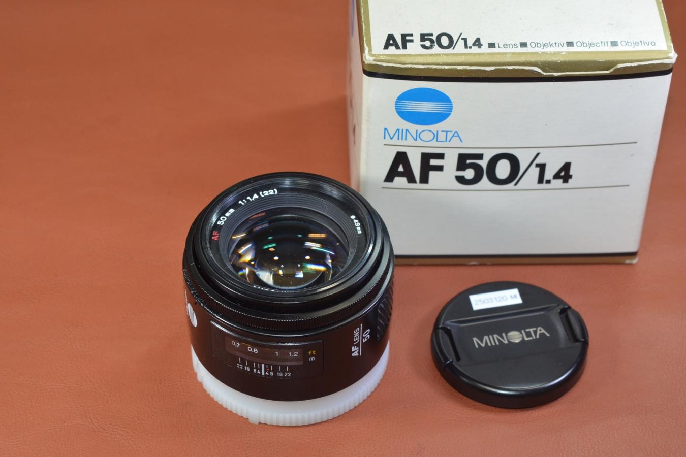 MINOLTA AF 50mm F1.4 【元箱付】