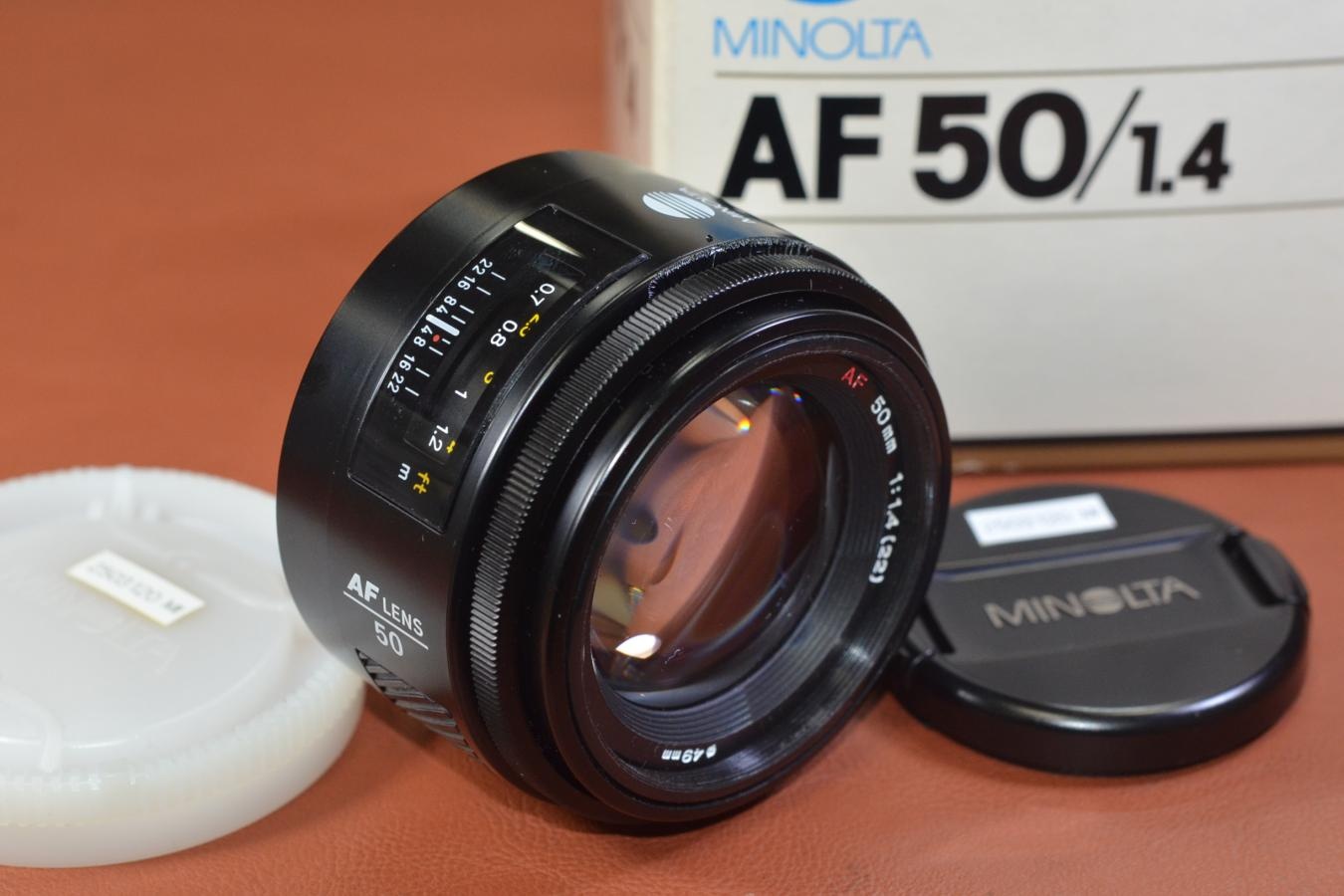 MINOLTA AF 50mm F1.4 【元箱付】