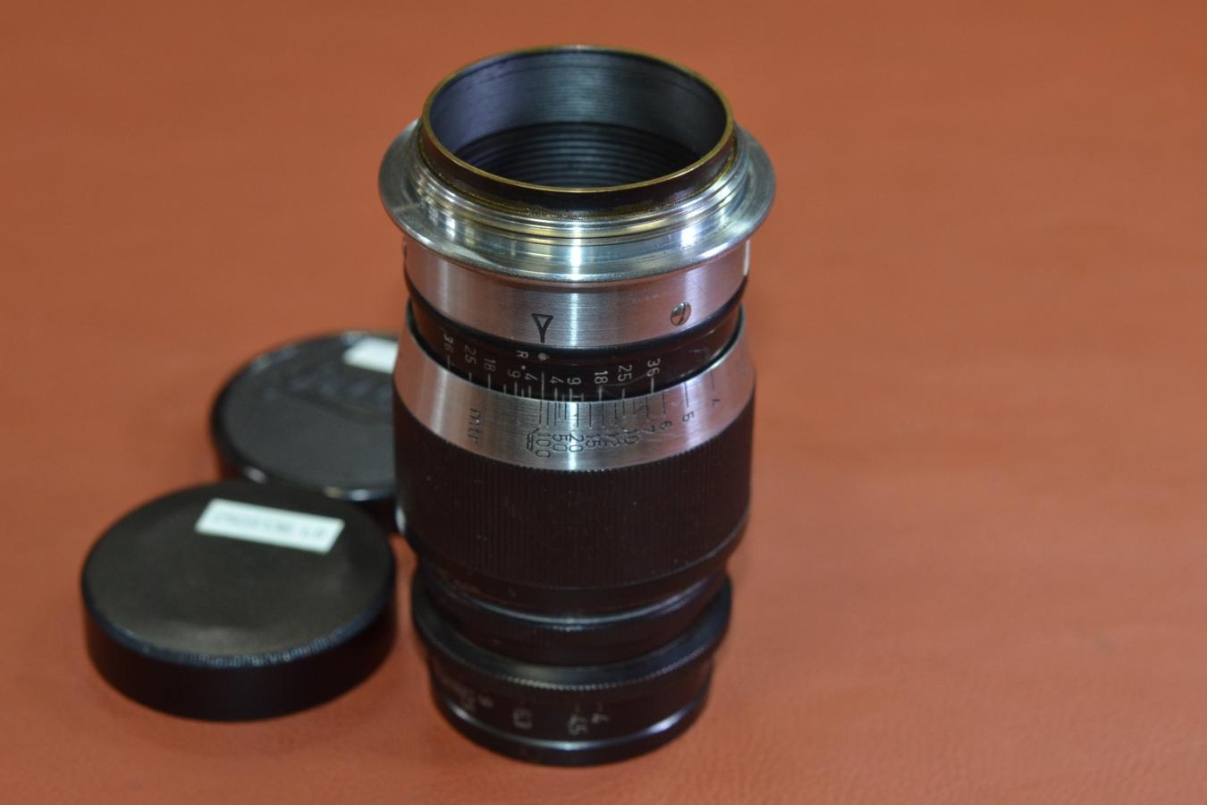 LEICA Elmar 9cm F4 Black m表記 【45万台1938年製 LEICA Lマウントレンズ】