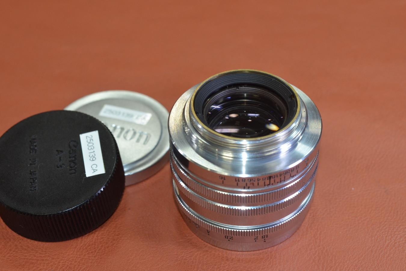 Canon 50mm F1.8 【LEICA Lマウントレンズ】