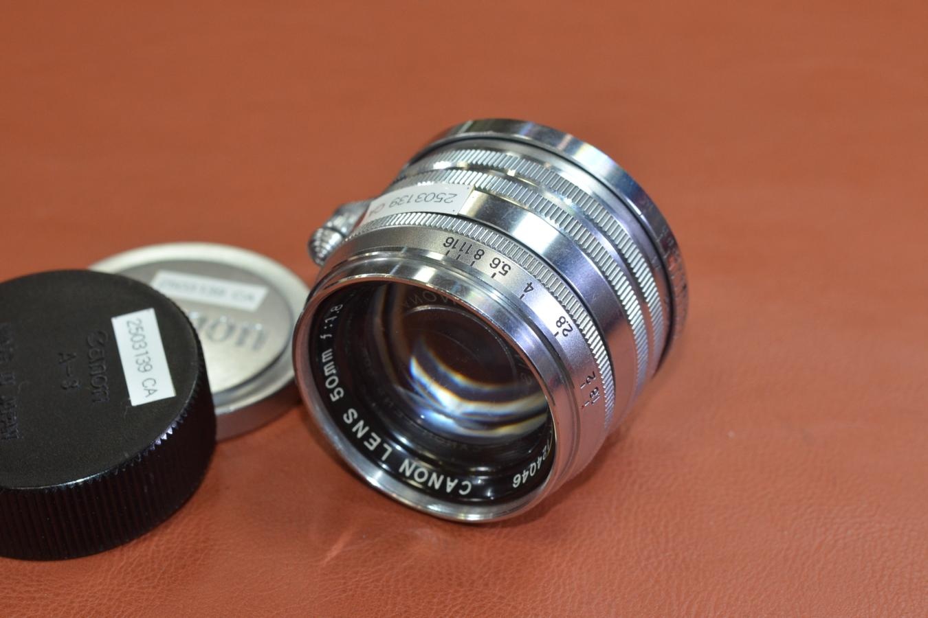 Canon 50mm F1.8 【LEICA Lマウントレンズ】