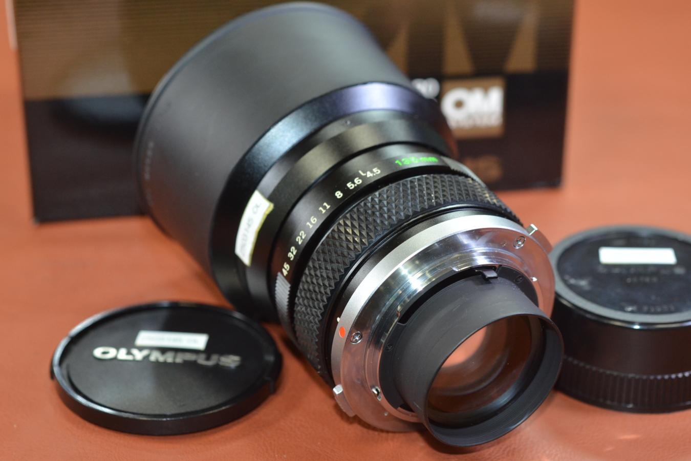 【コレクション向け】OLYMPUS ZUIKO AUTO-MACRO 135mm F4.5 元箱付一式【キレイな物をお探しの方必見!!自信ありの逸品!!】