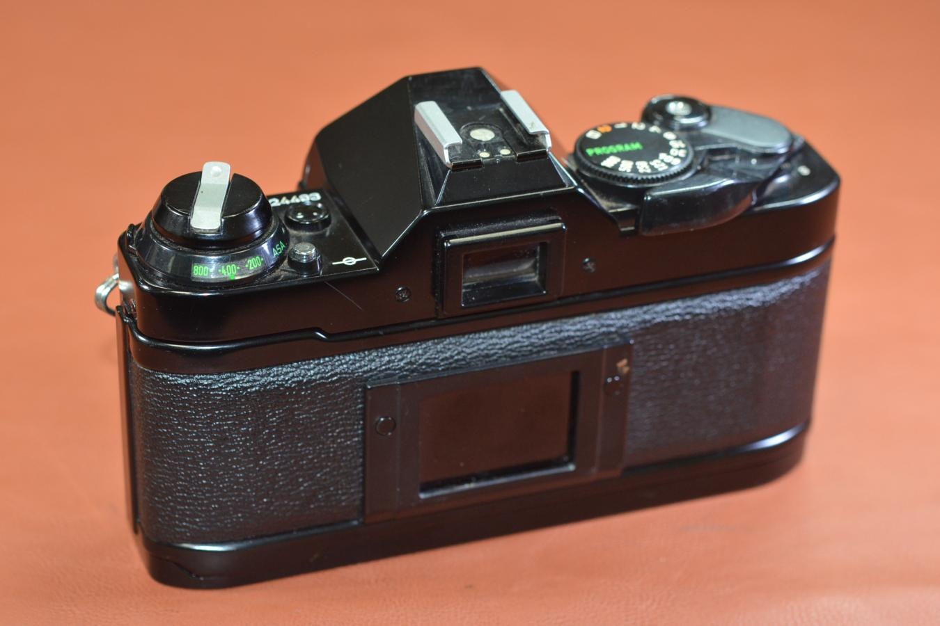 Canon AE-1 PROGRAM Black パームグリップ付【モルト交換済】