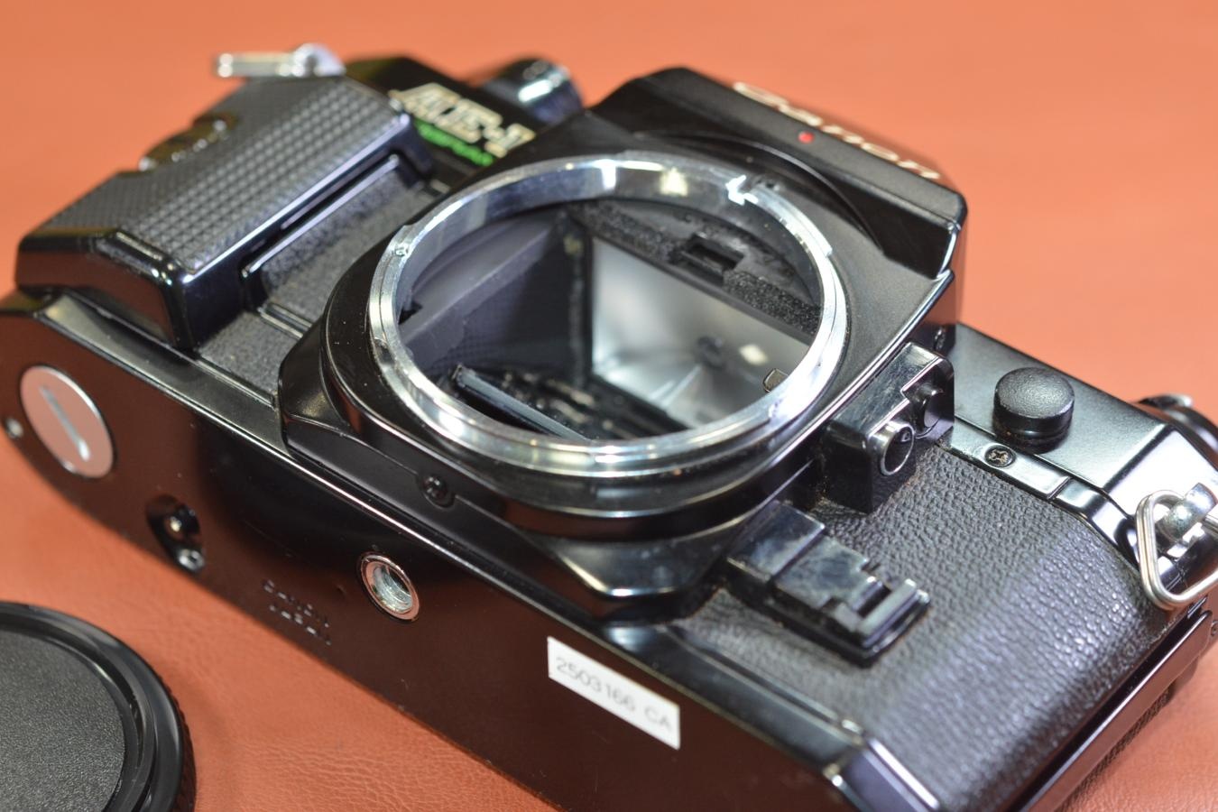 Canon AE-1 PROGRAM Black パームグリップ付【モルト交換済】