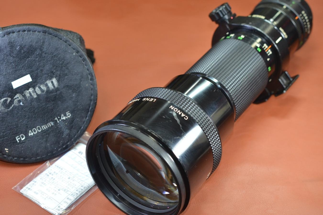 Canon NEW FD 400mm F4.5 【整備済】