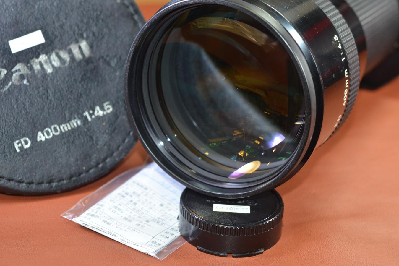 Canon NEW FD 400mm F4.5 【整備済】