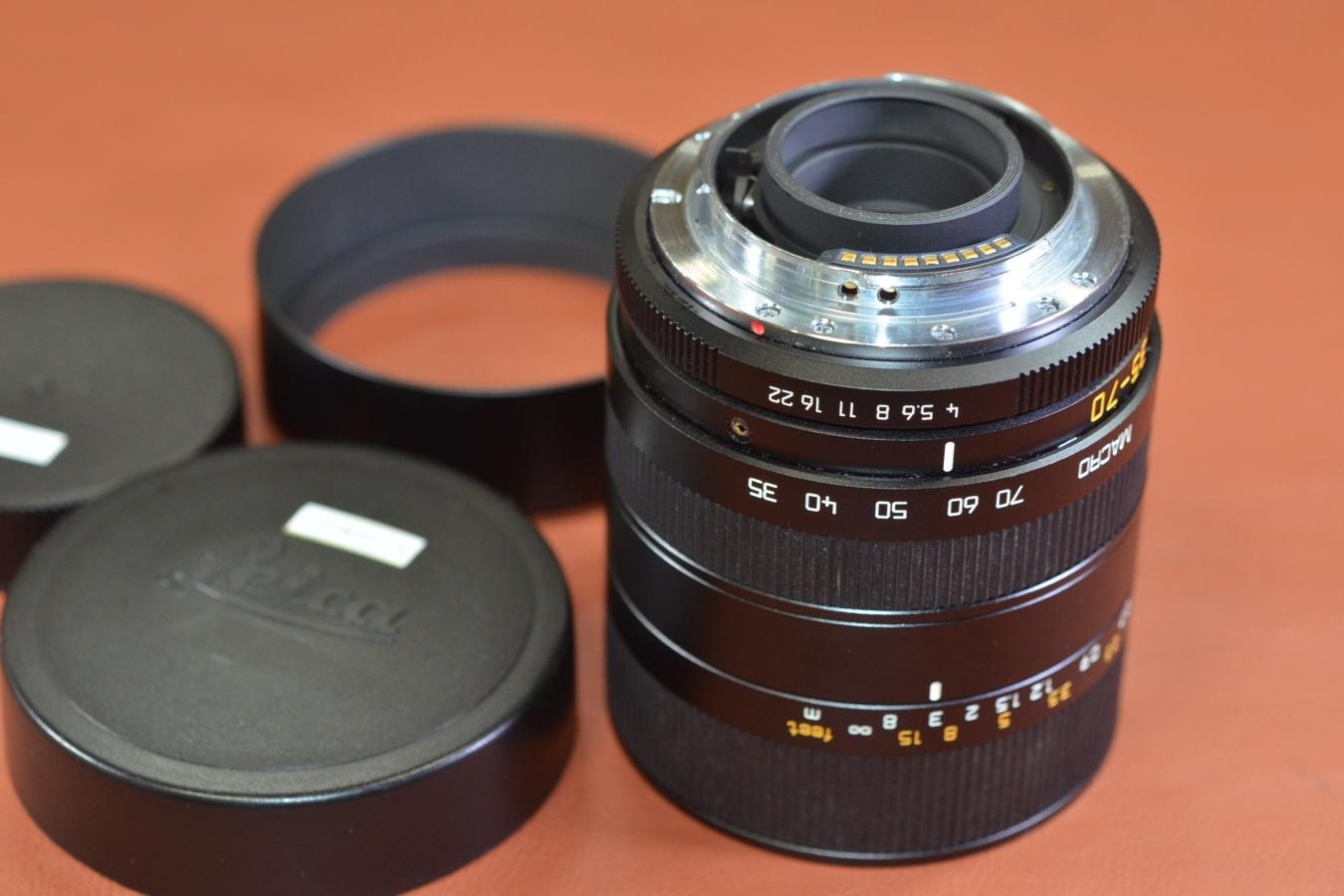 LEICA VARIO-ELMAR-R 35-70mm F4 ROM 純正フード付【キレイな物をお探しの方必見!!自信ありの逸品!!】