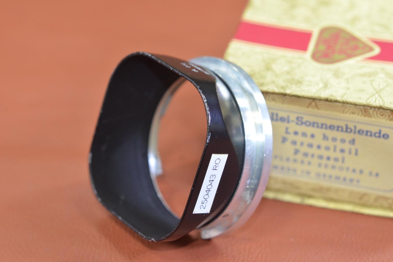 Rollei BIII METAL HOOD  純正ケース、元箱付【Rollei flex 2.8F等用】