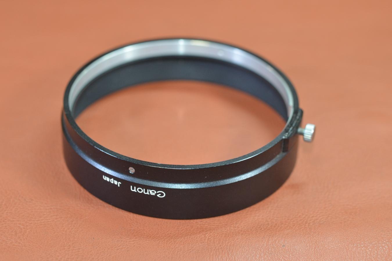 【希 少】Canon 50/0.95用METAL HOOD 【キレイな物をお探しの方必見!!自信ありの逸品!!】